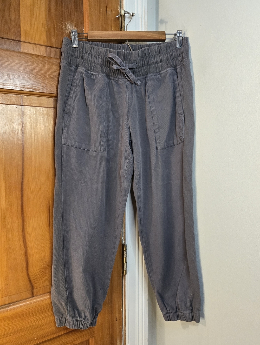 Time and Tru Gray Drawstring Jogger Pants Sz Small